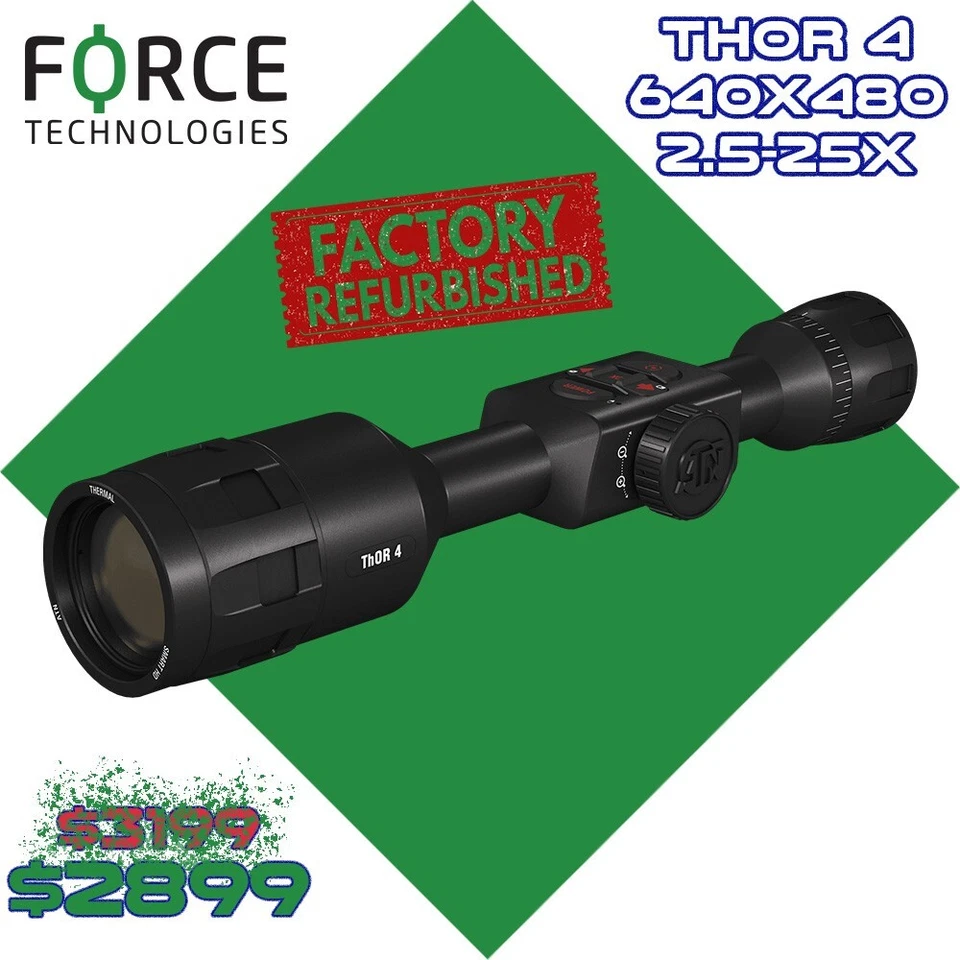 Mira para rifle térmico ATN Thor 4 640 2,5-25x restaurada