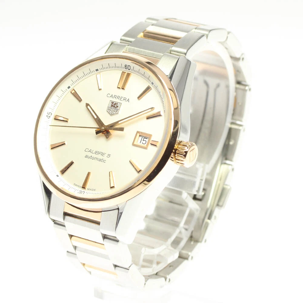TAG HEUER Carrera WAR215D.BD0784 Caliber 5 Silver Dial AT Men s