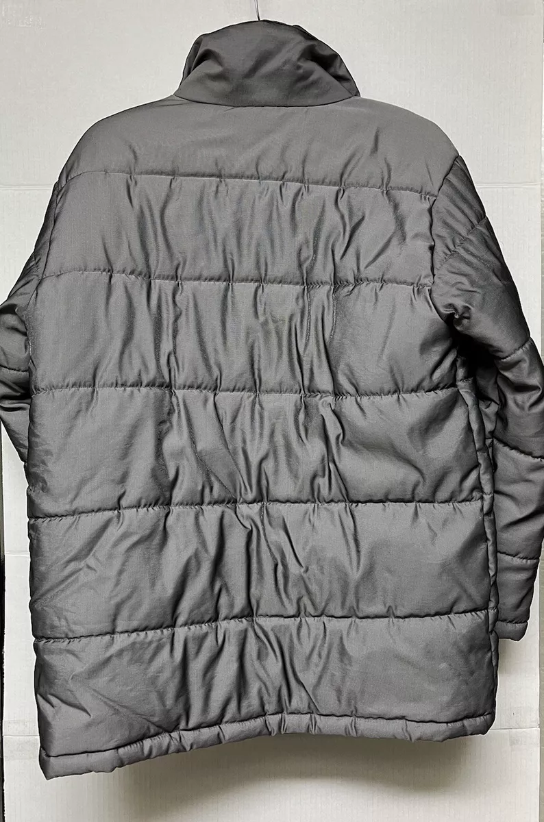 Style u0026 Co. Womens Small Puffer Jacket Coat Zip Button Parka Gray Heavy  Size S | eBay