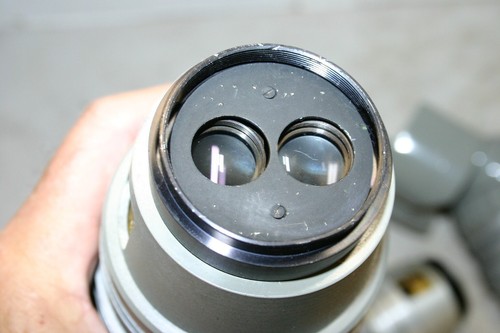 Olympus SZ Stereozoom Microscope 0.9-4.0x; 3 Binoc Heads Only Parts Lot - Picture 6 of 6