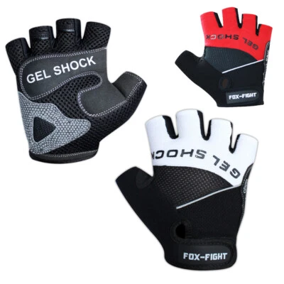 Fitness Kraftsport Trainings Handschuhe Mesh R W Kraftsporthandschuhe FOX-FIGHT