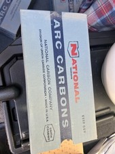 CARBON ARC RODS Copper Cover BOX of 7/16" x 9" NATIONAL NEGATIVES