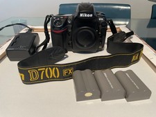 Nikon D700 12.1 MP Digital SLR Camera (Body Only) with Charger & 3 Batteries