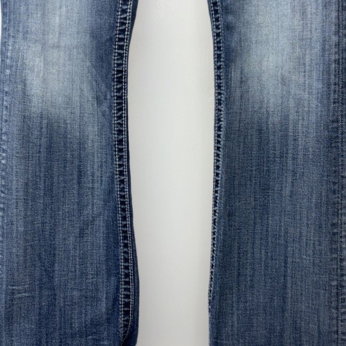 Pantalones de mezclilla Miss Me para mujer talla 31x34 relajados azul medio - Imagen 4 de 14