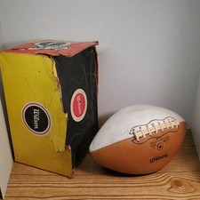 RARE Cliff Battles Autographed Wilson Football HOF Redskins Signed Estate Find