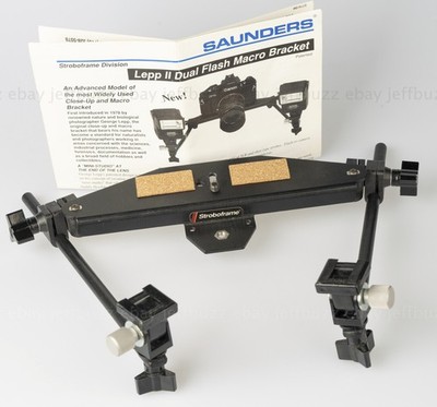 Saunders Stroboframe Lepp II Dual Flash Macro Bracket 