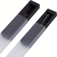 16pcs Kraft Paper Pen box with PVC Plastic Pull Out Drawer Gift Packaging boxes