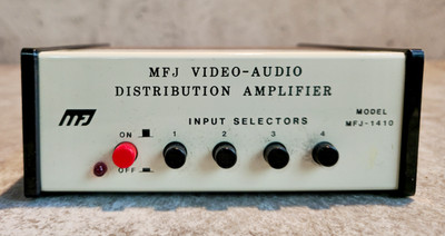 MFJ Enterprises FFJ-1410 Video-Audio Distribution Amplifier Untested