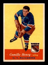1957 Topps #63 Camille Henry   VGEX X3195493