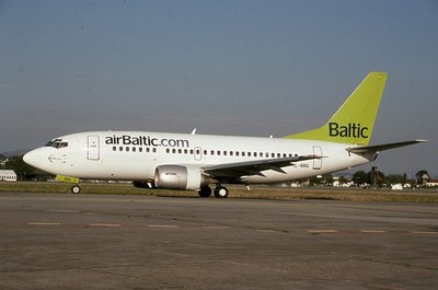Flugzeugrutsche - 12 x Dias verschiedener Boeing 737 Varianten (B001)