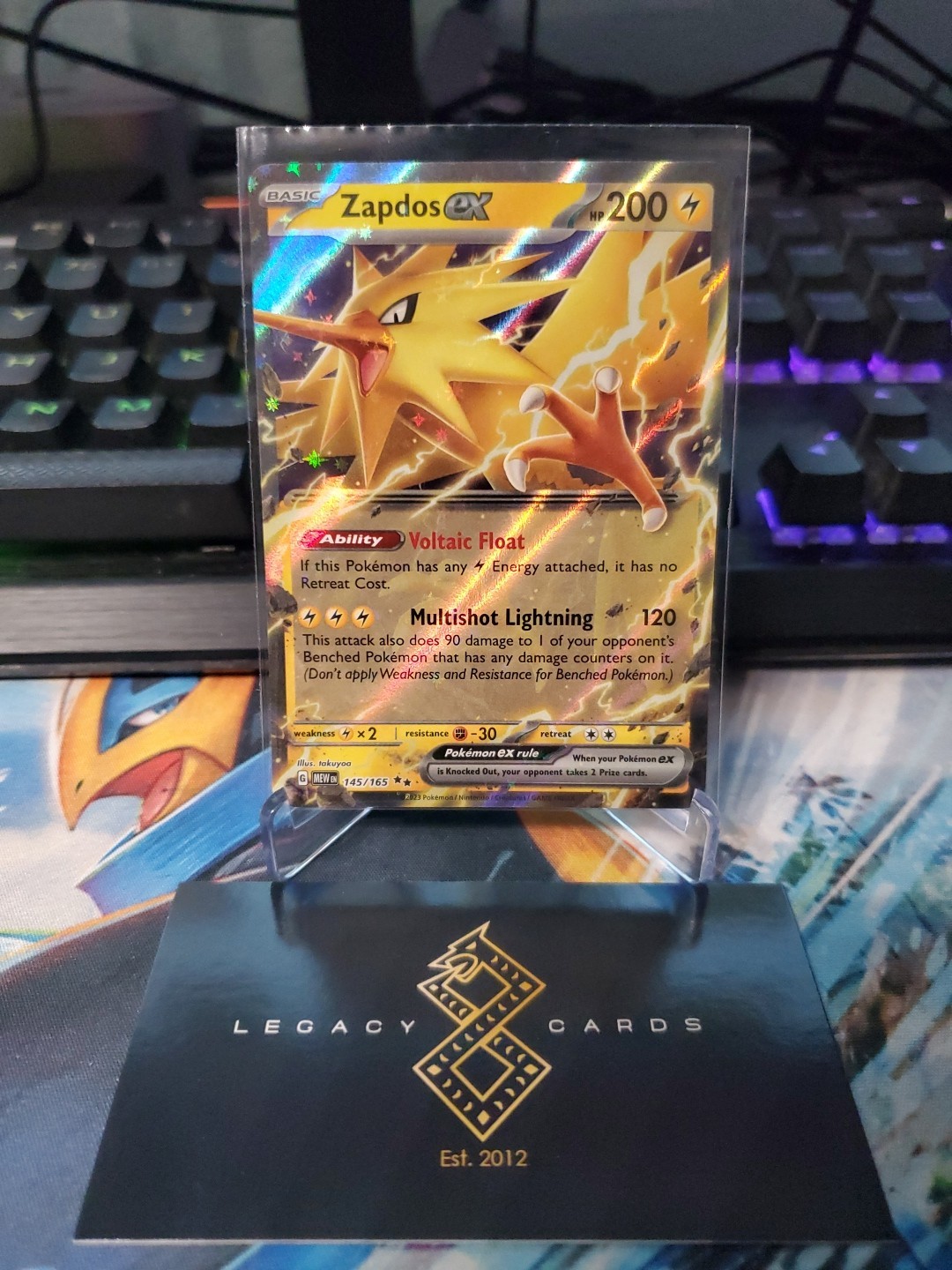 Zapdos ex 145/165 - S&V: 151 Double Rare - Pokémon TCG (NM)