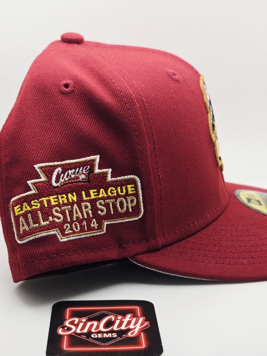 New Era Altoona Curve MiLB Red 59Fifty Fitted Baseball Hat Cap Sz