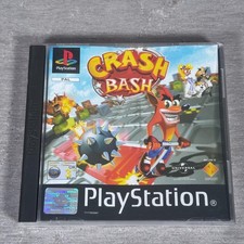 Crash Bash PS1 PlayStation 1 gioco PAL - ottime condizioni ✔️ con manuale Black Label Bandicoot