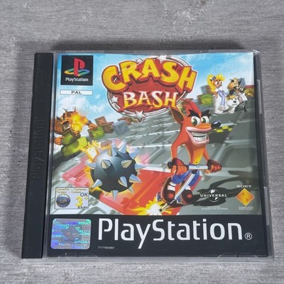 Crash Bash PS1 Playstation 1 PAL Spiel - sehr guter Zustand   mit Anleitung Black Label Bandicoot