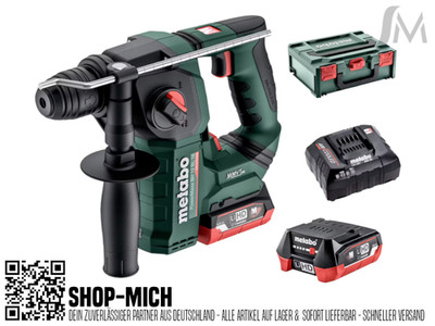 Metabo PowerMaxx BH 12 BL 16 Bohrhammer 2 x 4 Ah LiHD in metaBOX 600207800 NEU