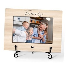 Family Picture Frame, Wooden Photo Frame 4x6, Family Gifts for Mom Dad