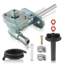 Fuel Valve Petcock & Lever For Yamaha Grizzly 660 YFM660F FA FH 4x4 2002-2008