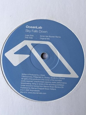 OceanLab  Sky Falls Down  12   Vinyl Record. Anjunabeats Records