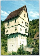 Vintage Rothenburg ob der Tauber Toppler Castle Postcard Germany 1967