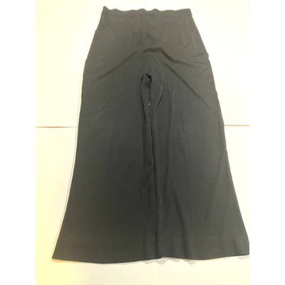 Exclusively Misook Pants Women s Size Large (Fits M) Black Wide Straight Stretch