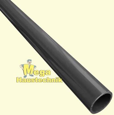 PVC Rohr 1m Stange PN16 Ø20 25 32 40 50 63 mm Pool Schwimmbecken Druckrohr PE PP