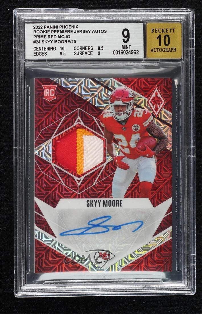 Skyy Moore Panini Phoenix Rps Rookie Jersey Autograph #RJASM Red Mojo Prime