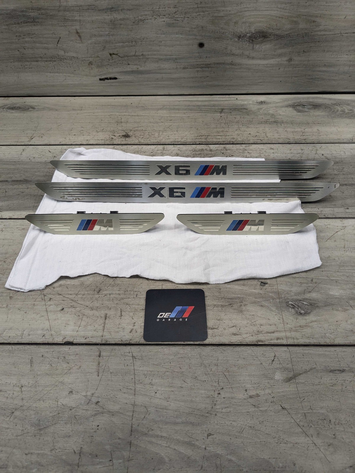 OEM BMW F16 F86 X6 X6M Front Rear Left Right Door Cover Trim Sill Kick Plate SET