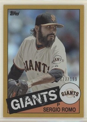 2013 Topps Archives Gold Rainbow 173/199 Sergio Romo #109 pt8