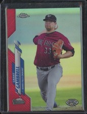 2020 Topps Pro Debut Chrome GRANT GAMBRELL RC Rookie Red Refractor /10 #76 NC11