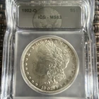 1902-O Morgan Silver Dollar $1 Coin ICG MS63 New Orleans 0.9 Fine Silver