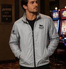 NWOT MGM Springfield MA Jacket Mens XL Full Zip Logo Windbreaker Lightweight NEW