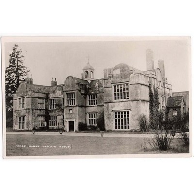 FORDE HOUSE Newton Abbot, Devon RP Postkarte unbenutzt