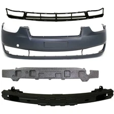 Bumper Cover Kit For 06-11 Hyundai Accent Primed with Grille ReinForcement Front