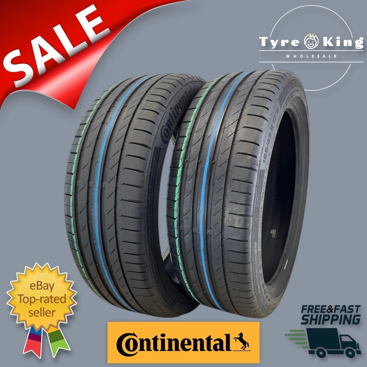 Continental 195/45/17 Summer Tyres for sale | eBay UK