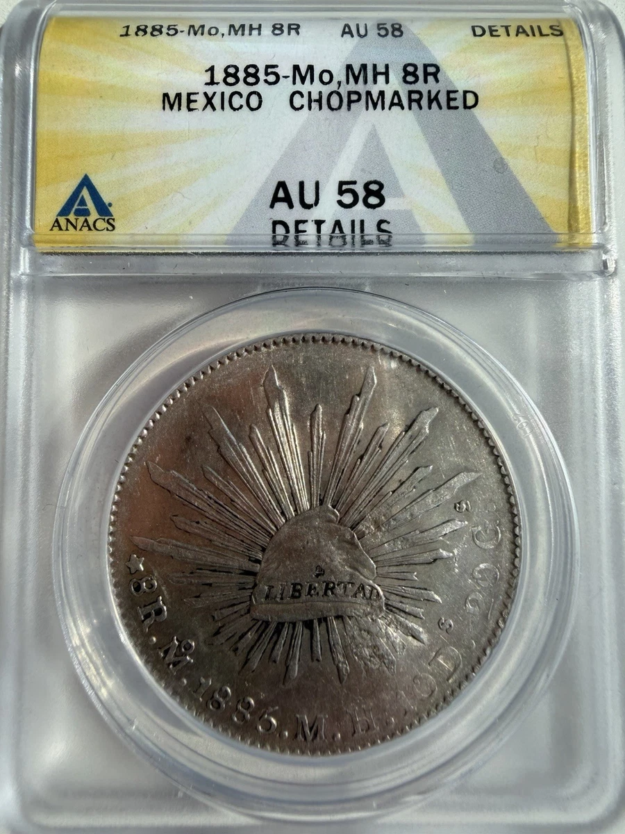 Uncirculated 1885 Year Second Republic of Mexico Coins (1867-1905