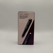 BOBBI BROWN Mini Long Wear Cream Eye Shadow Stick Duo DUSTY MAUVE VANILLA New