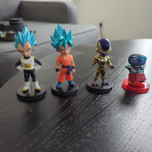 Dragon Ball Z 4 Stück SS Blue Goku Vegeta Gold Frieza WCF 9-11cm Figuren ohne Boxen - Bild 2 von 5