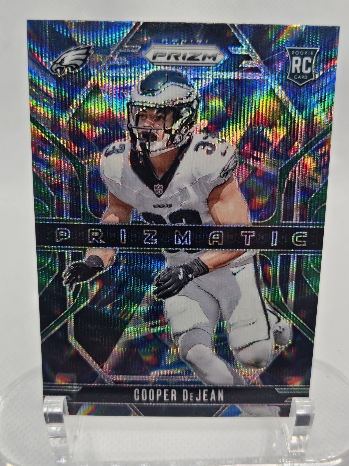 2024 Panini Prizm Prizmatic Rookie Cooper DeJean #6 Philadelphia Eagles NFL