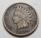 1896 INDIAN HEAD CENT,PARTIAL LIBERTY, VERY NICE COIN!!!!(A2)