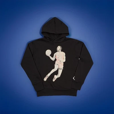 Jordan Air Dots Kinder Jungen Kapuzenpullover Gr. 164 NEU Hoodie schwarz