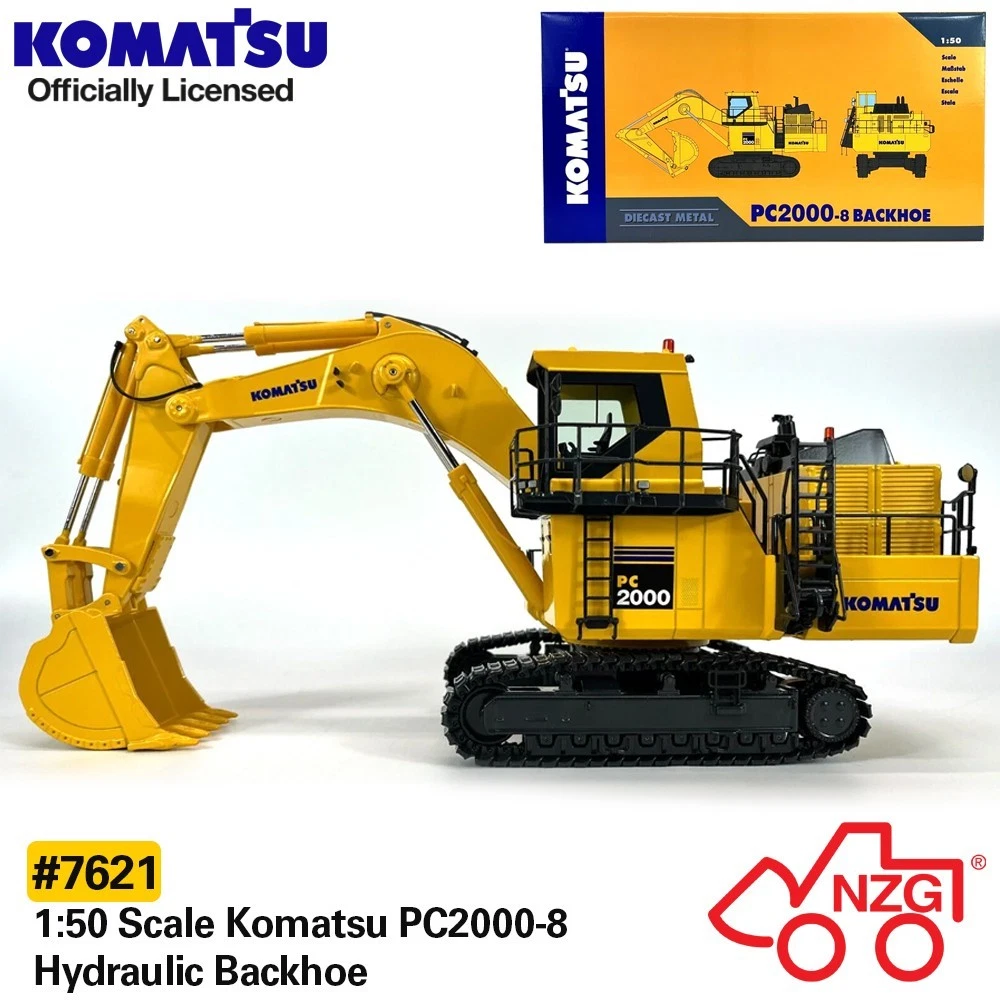 NZG 1:50 Komatsu Contemporary Manufacture Diecast Construction