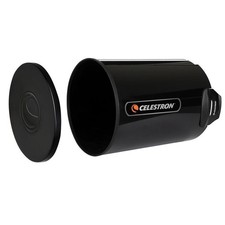 Celestron   Aluminum Telescope Dew Shield with Cover Cap   Fits 16.70, Black