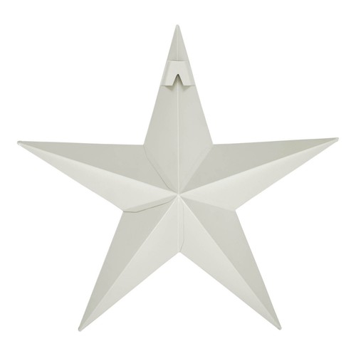 Metal Star Distressed Creme 12x12 - Bild 6 von 7