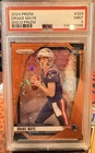 2024 Panini Prizm - Rookies Drake Maye #329 Orange Disco Prizm (RC) PSA 9 MINT