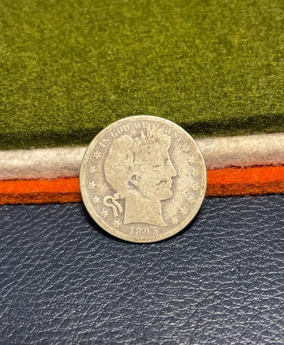 (#101825) Barber Half Dollar: 1895 O    AG.   Better date.