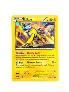 Raikou 55/162 Rare Holo 2015 POKEMON TCG XY BREAKthrough NM/M