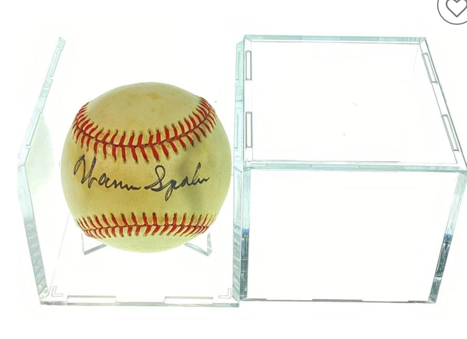 WARREN SPAHN Autograph Baseball No COA - Image 2 of 4