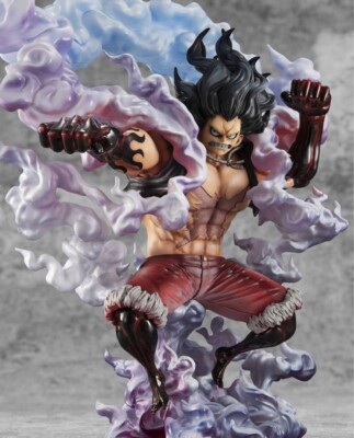 RARE One Piece Portrait.Of.Pirates SA-MAXIMUM Luffy 1/8 Figure Gear 4 Snakeman