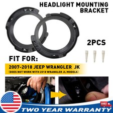 For 2007-18 Jeep Wrangler JK 7 Headlight Moun...