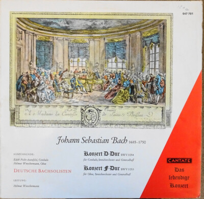 Johann Sebastian Bach, Deutsche Bachsolisten, Helmut Winschermann - Konzert D-Du